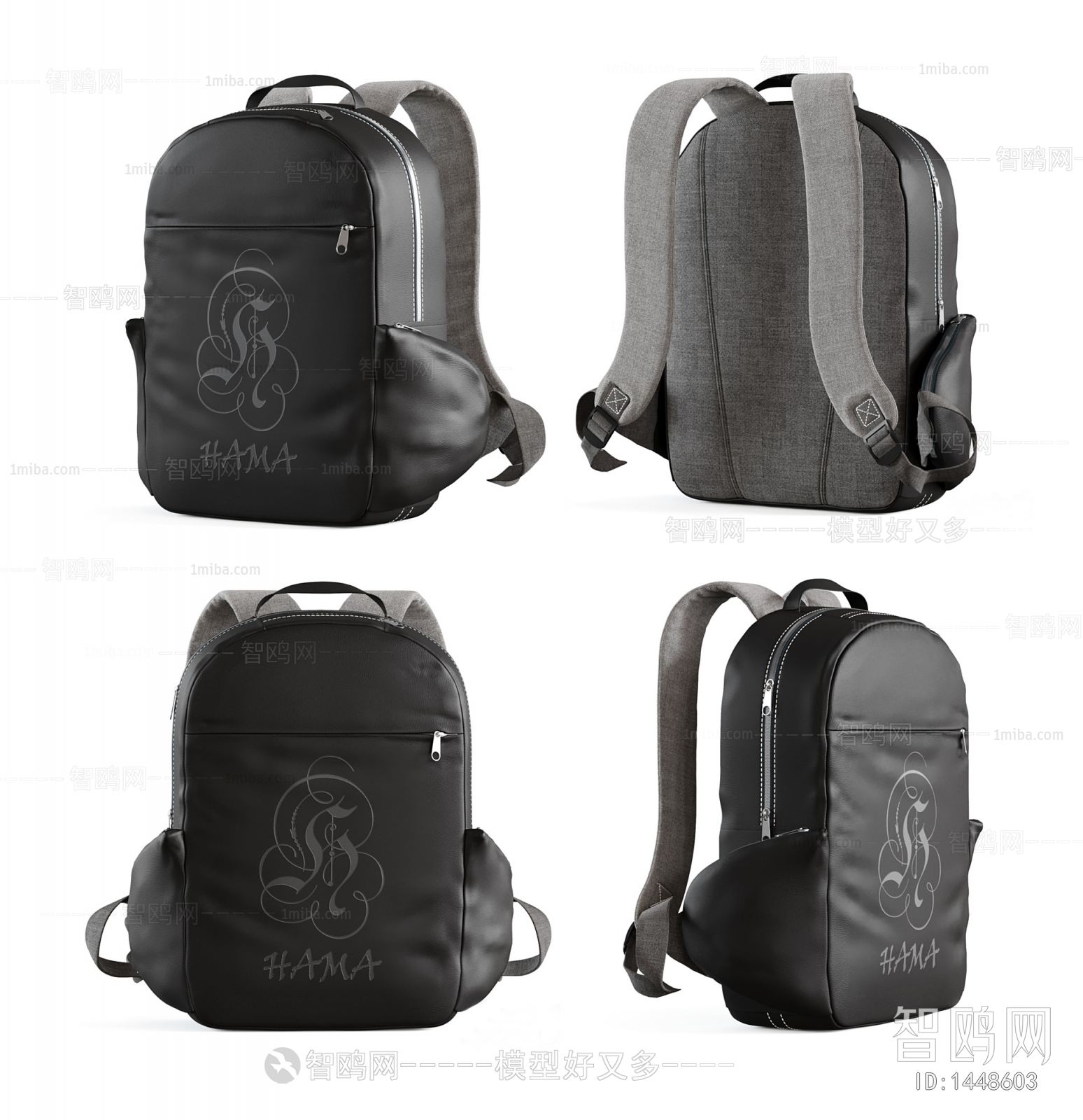 Modern Backpack And Backpack