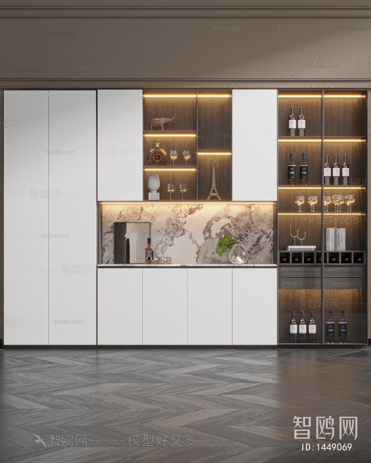 Modern Wine Cabinet