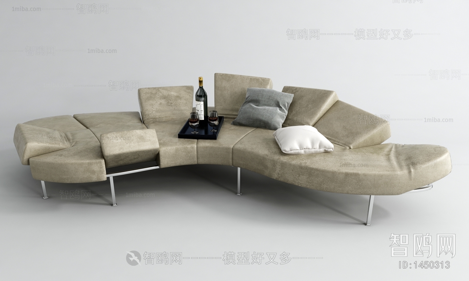 Modern Multi Person Sofa