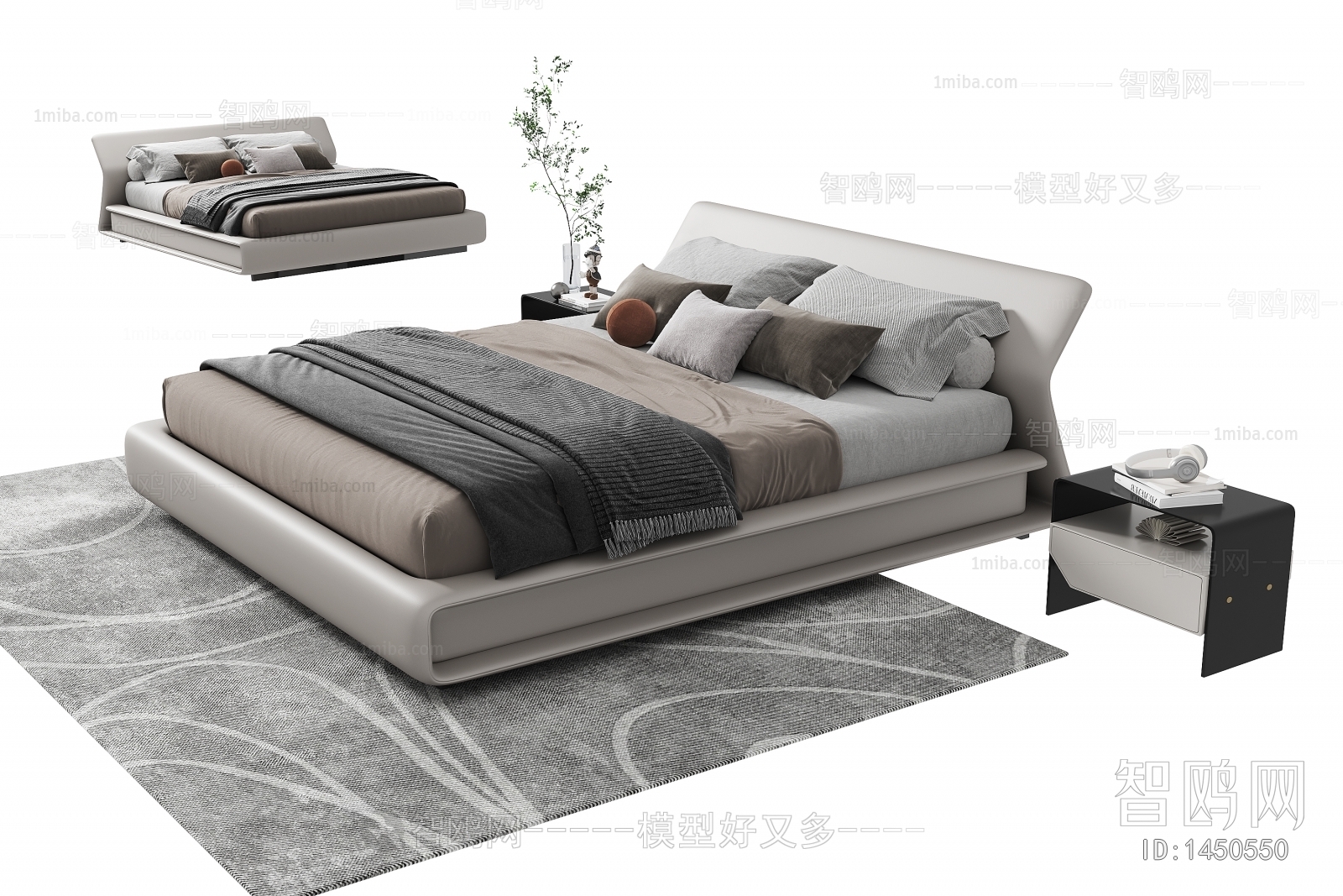 Modern Double Bed