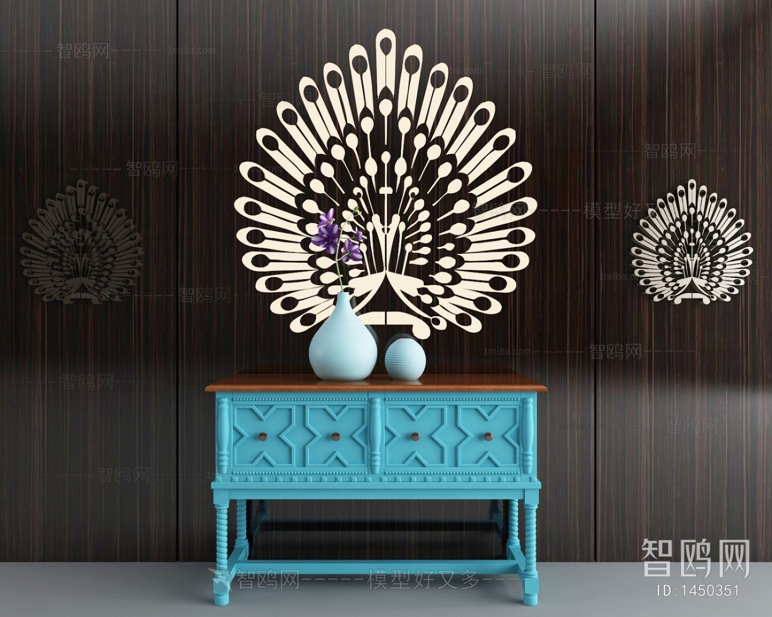 Southeast Asian Style Decorative Cabinet