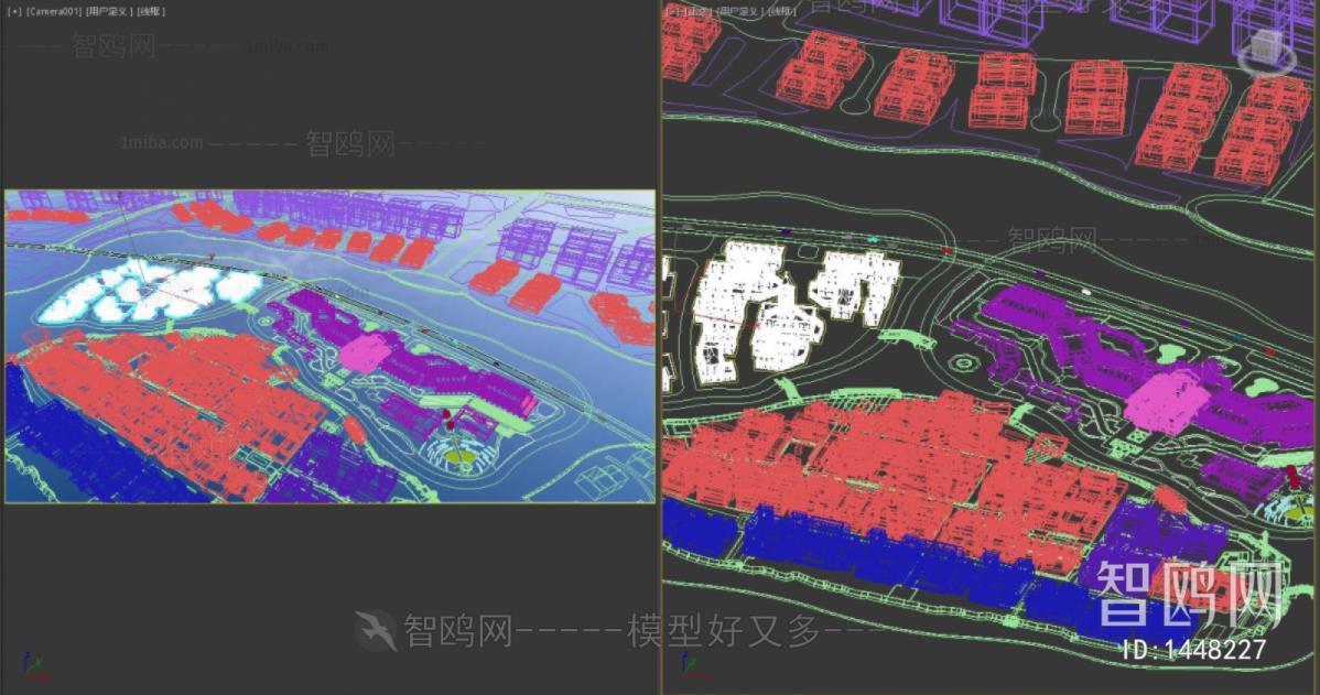 Modern Architectural Bird's-eye View Planning