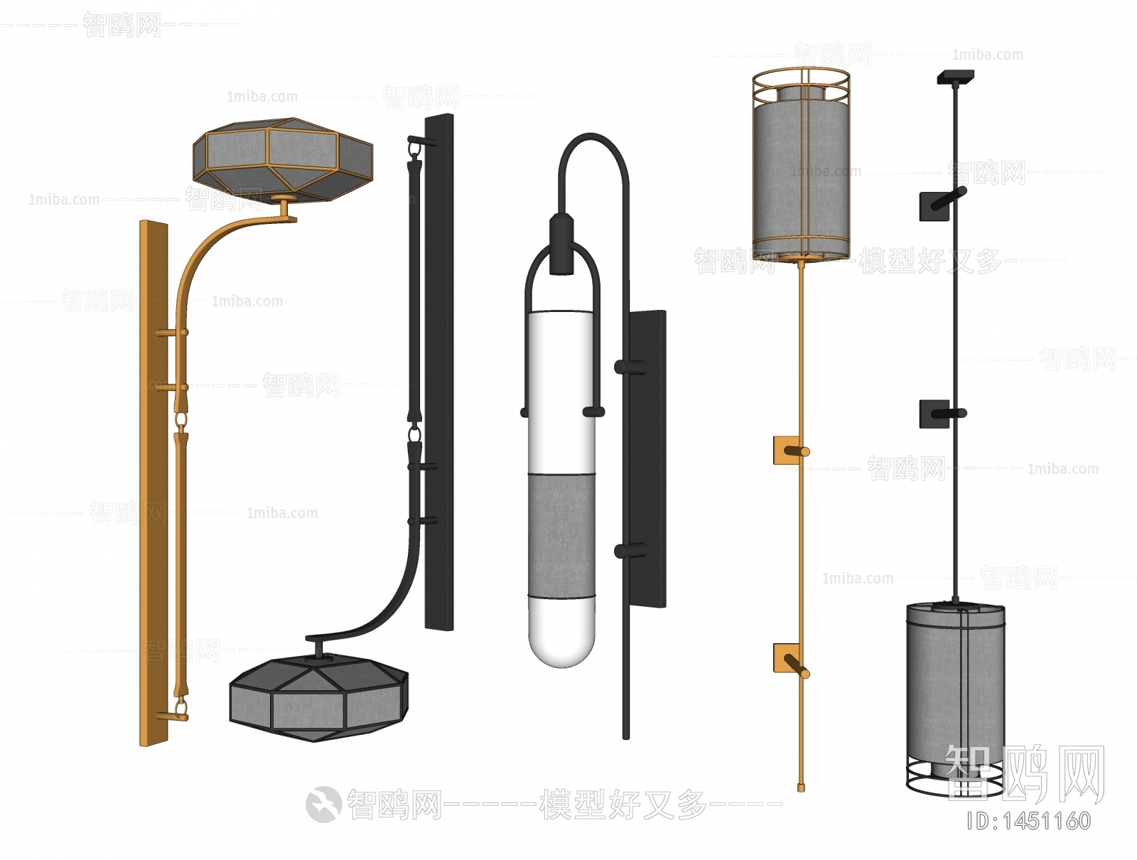 New Chinese Style Wall Lamp