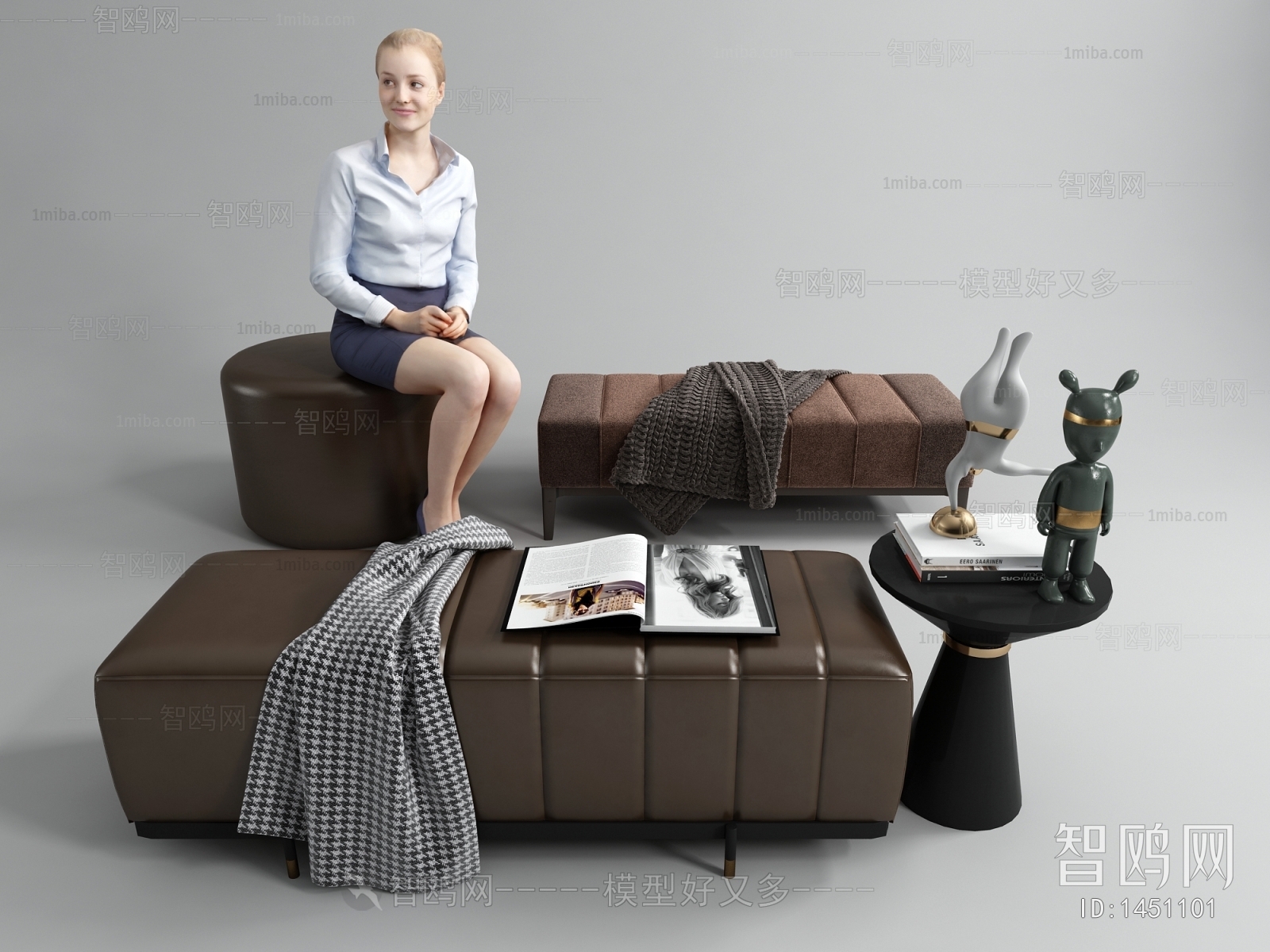 Modern Sofa Stool