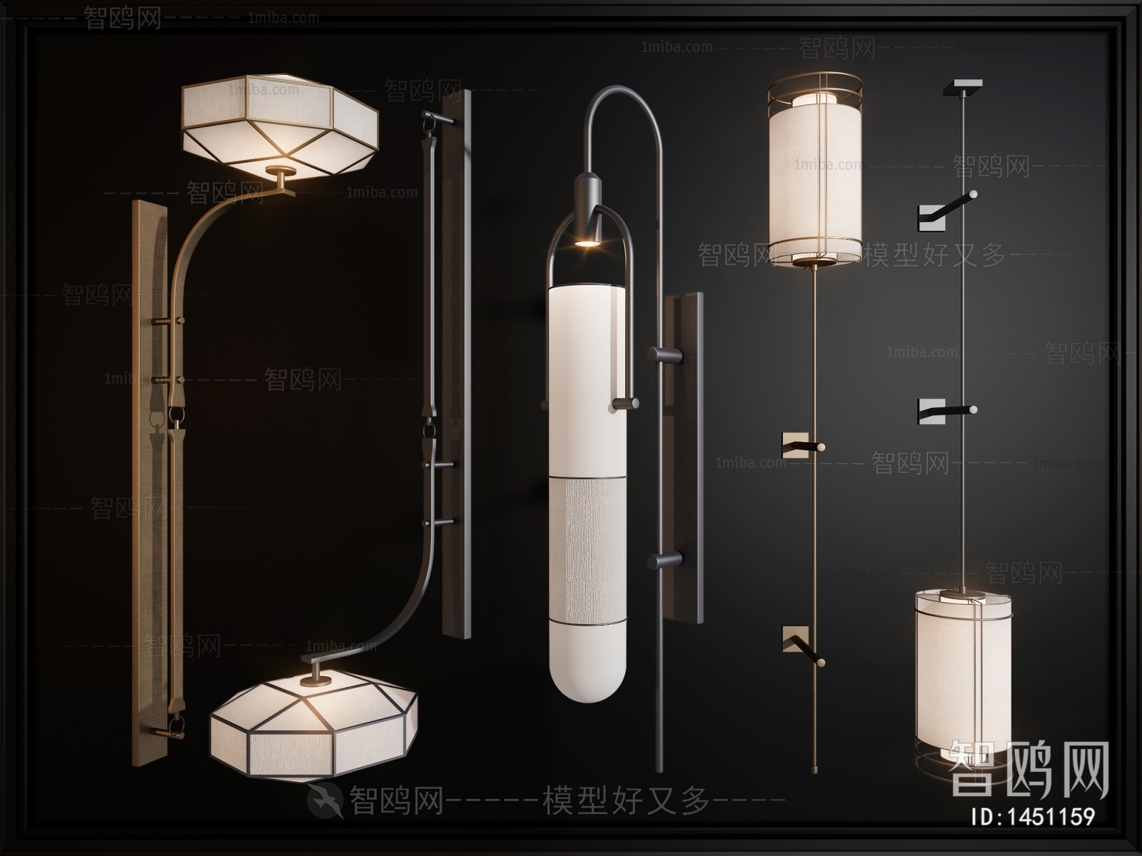 New Chinese Style Wall Lamp