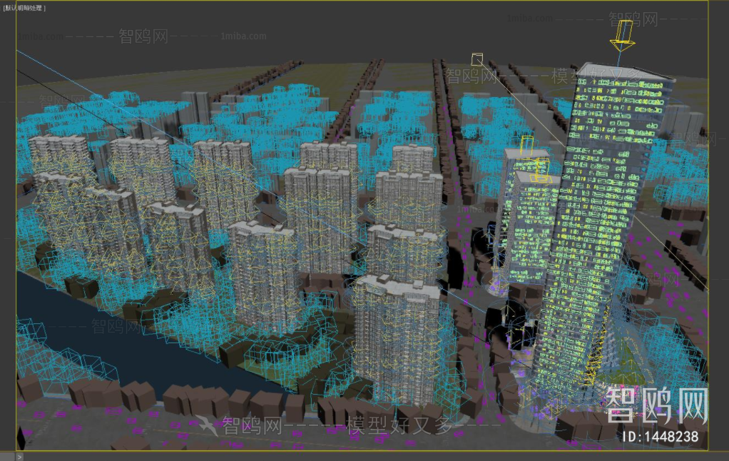 Modern Architectural Bird's-eye View Planning