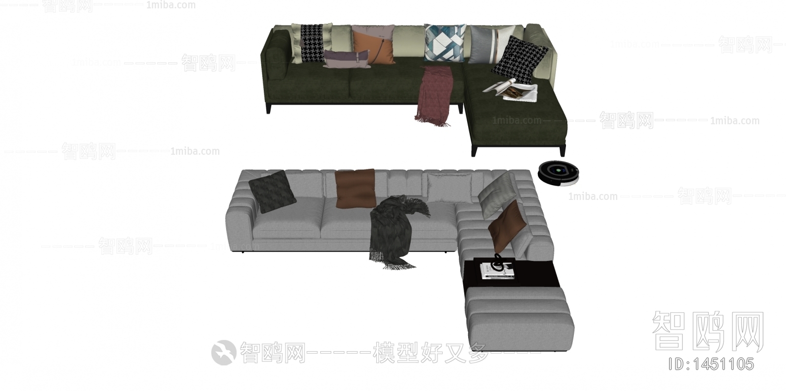 Modern Multi Person Sofa