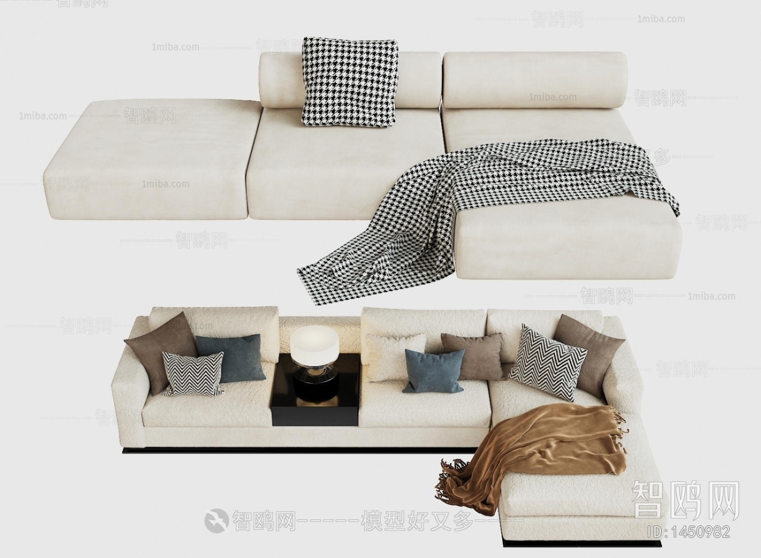 Modern Multi Person Sofa