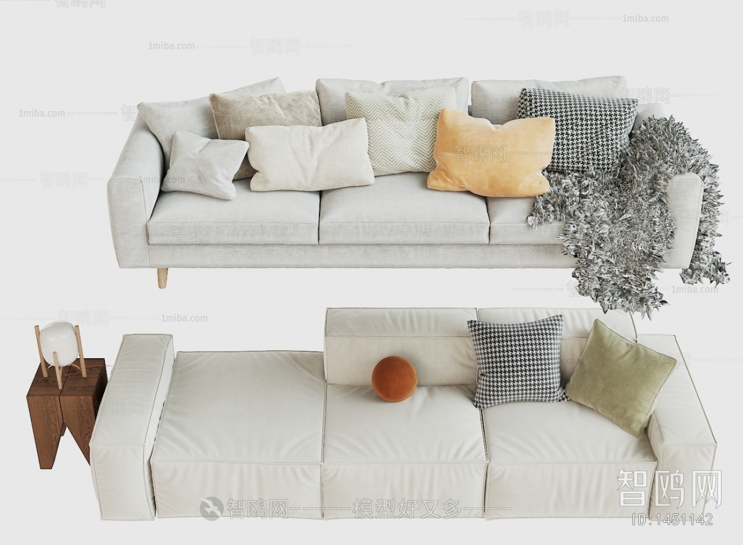 Modern Three-seat Sofa