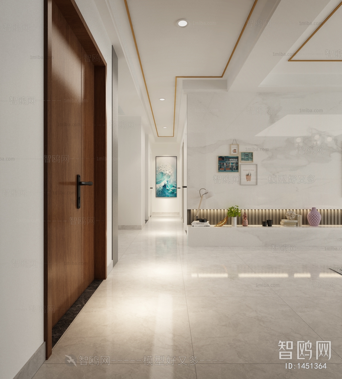 New Chinese Style Hallway