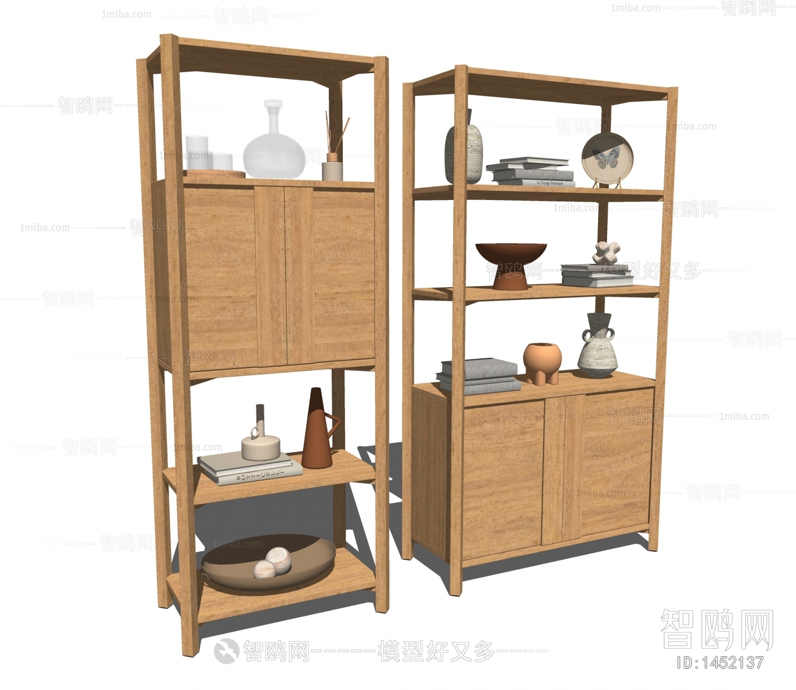 Wabi-sabi Style Decorative Cabinet