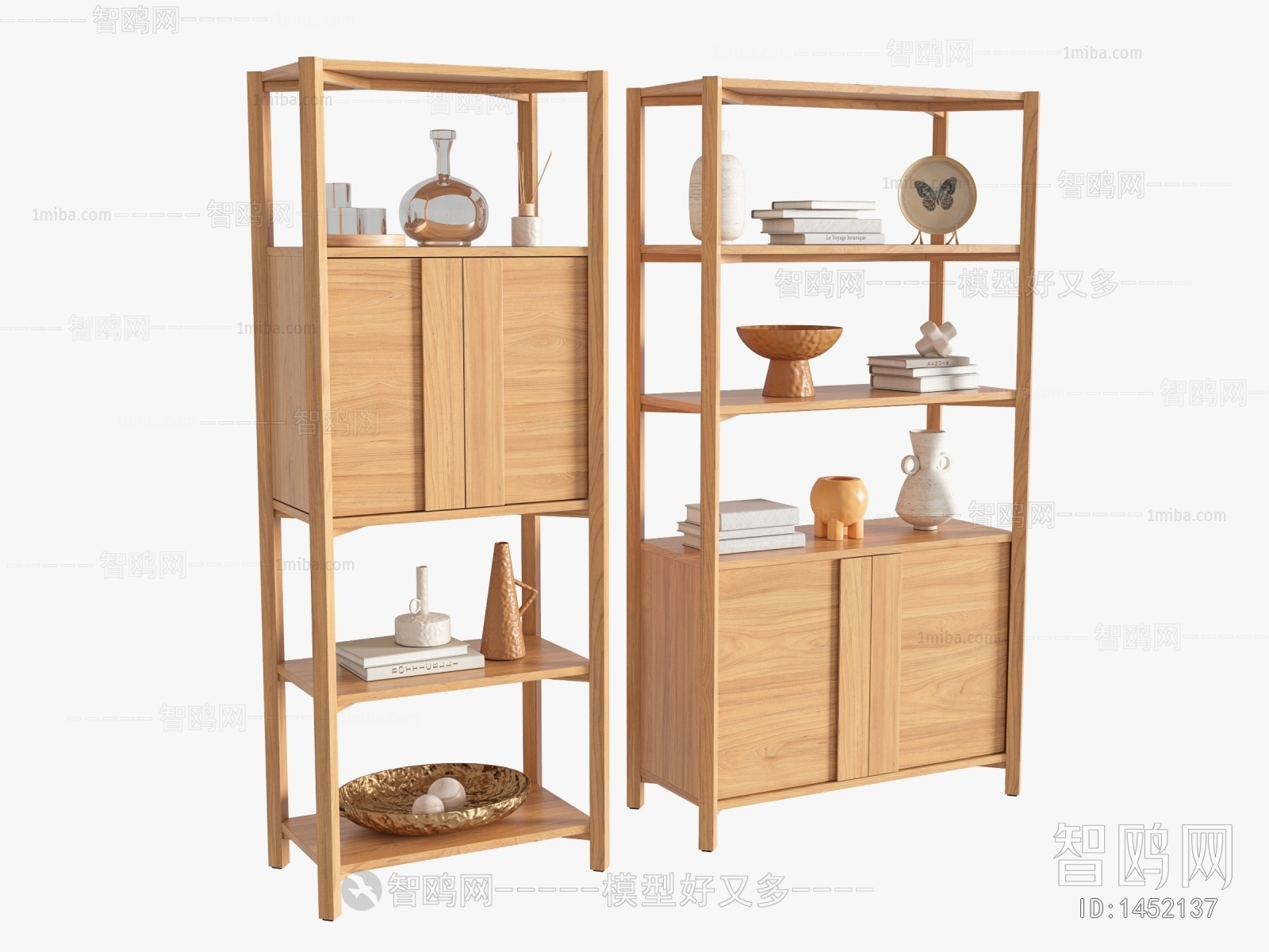 Wabi-sabi Style Decorative Cabinet