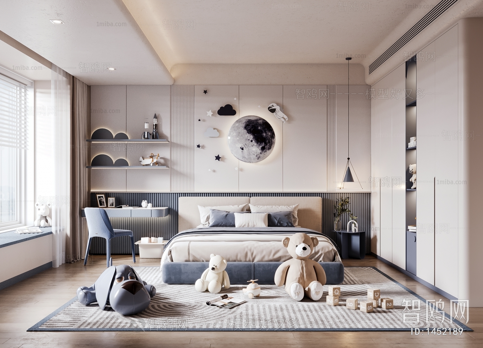 Modern Boy's Room And Son's Room