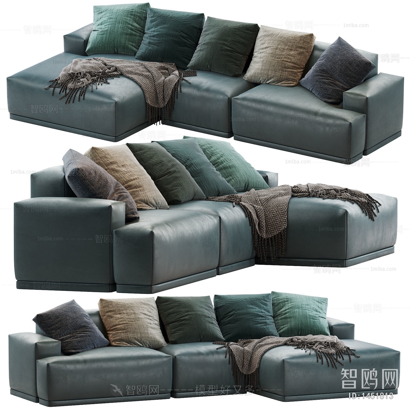 Modern Multi Person Sofa