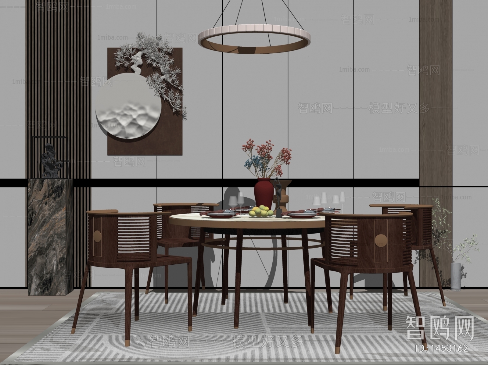 New Chinese Style Dining Table And Chairs