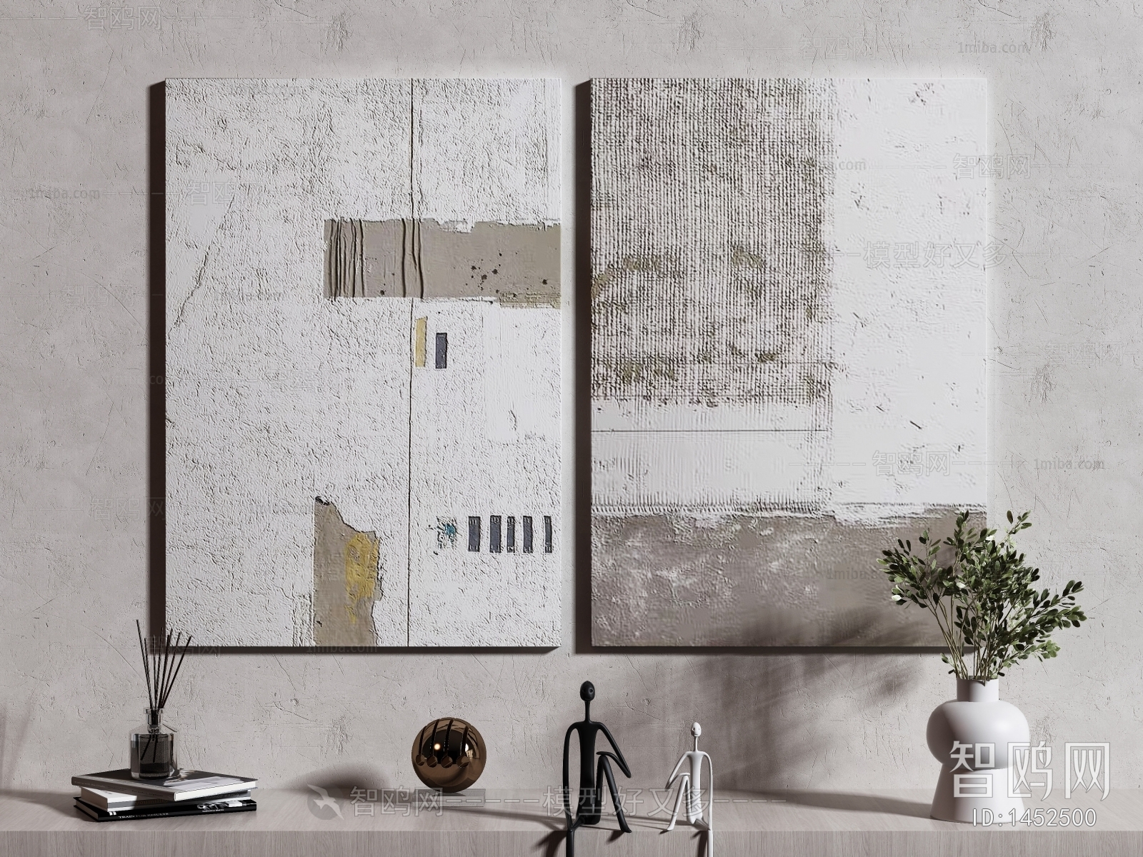 Modern Wabi-sabi Style Painting