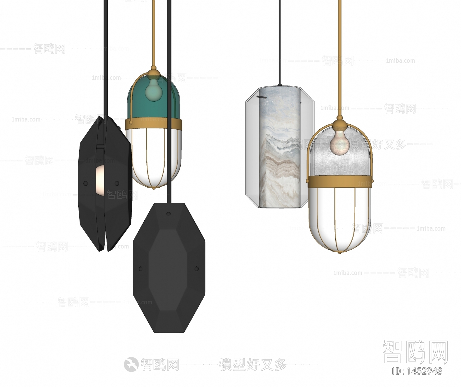 新中式小吊灯