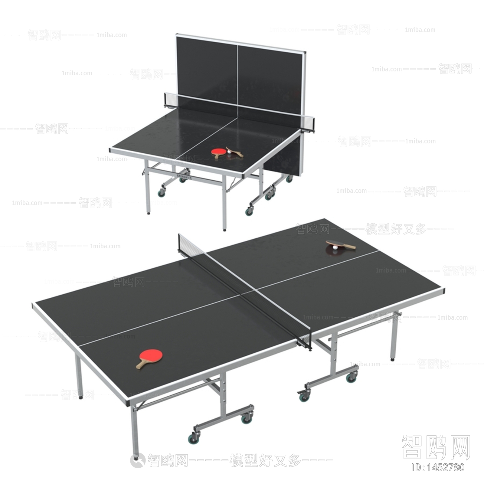 Modern Table-tennis Table