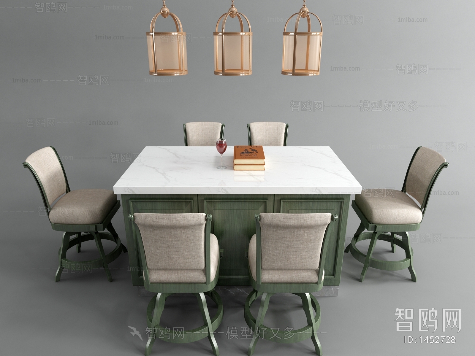 American Style Dining Table And Chairs