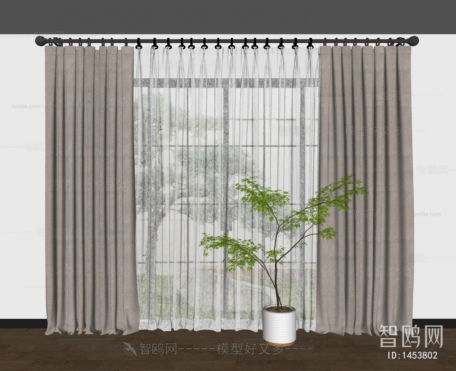 Modern The Curtain