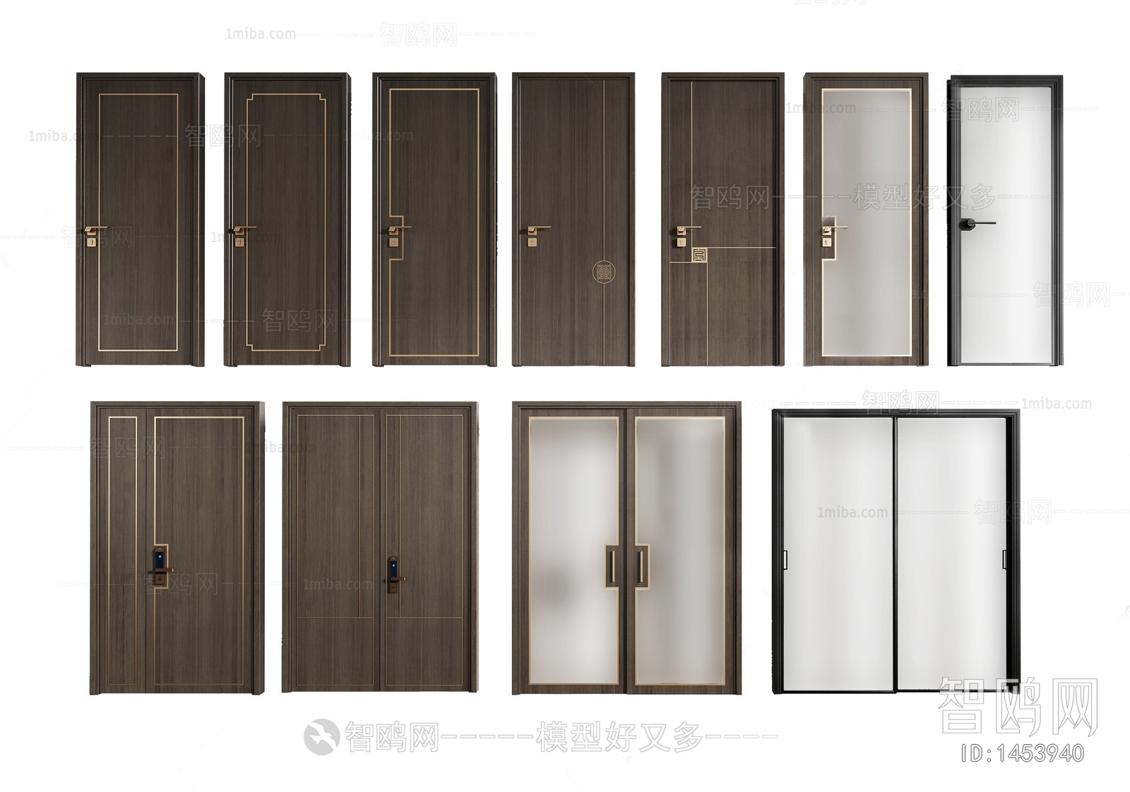 New Chinese Style Sliding Door