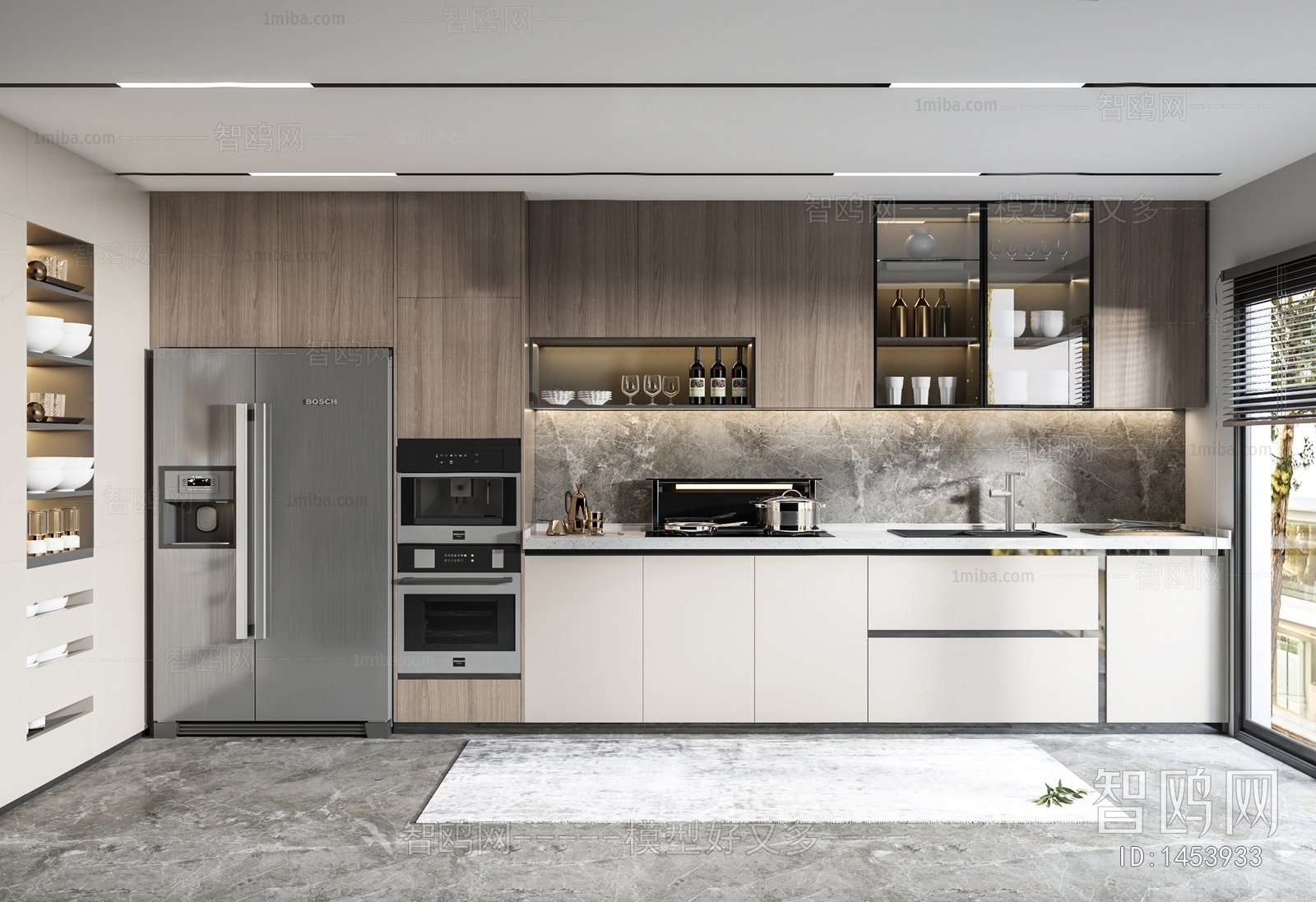 Modern Open Kitchen