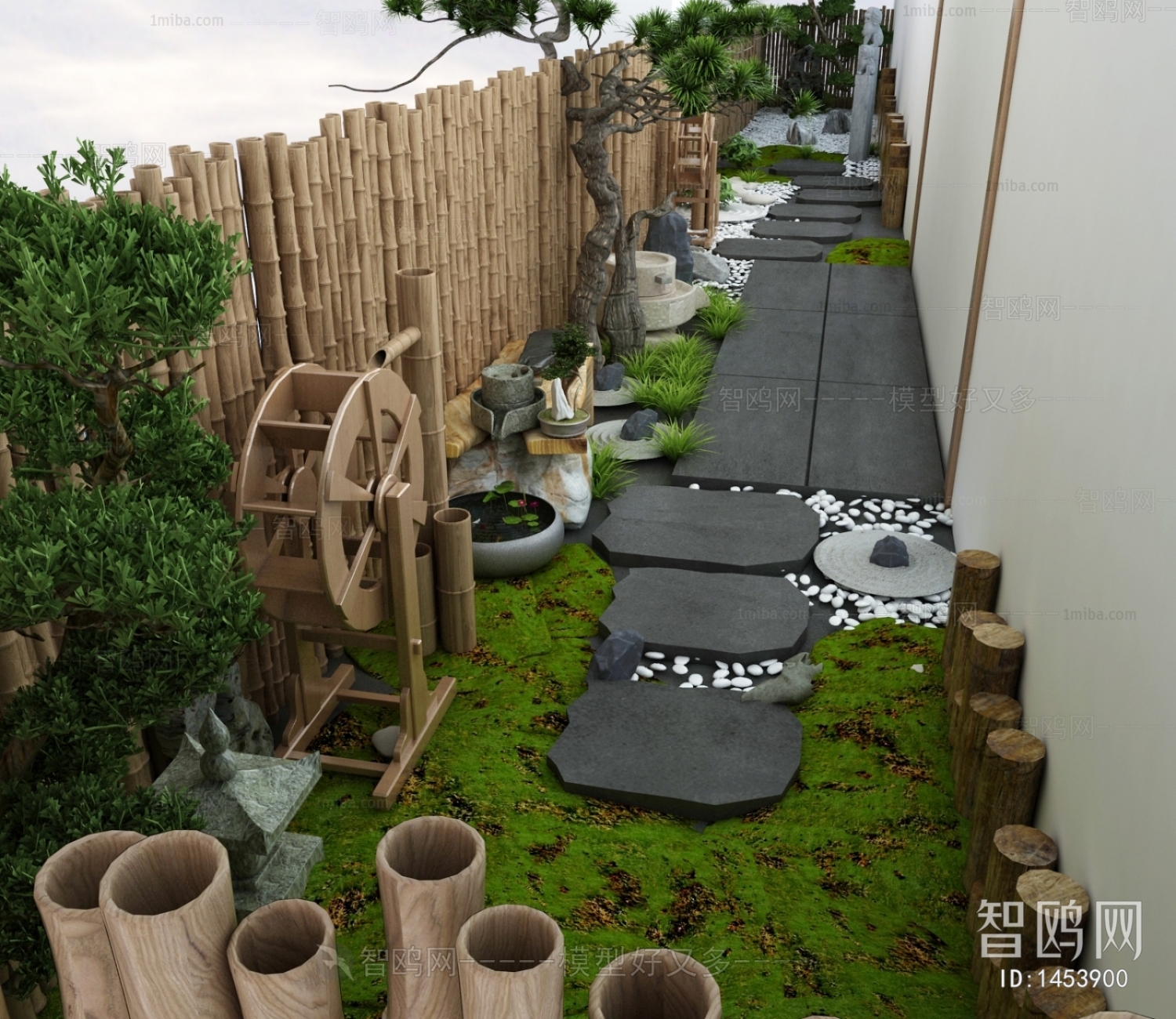 New Chinese Style Courtyard/landscape