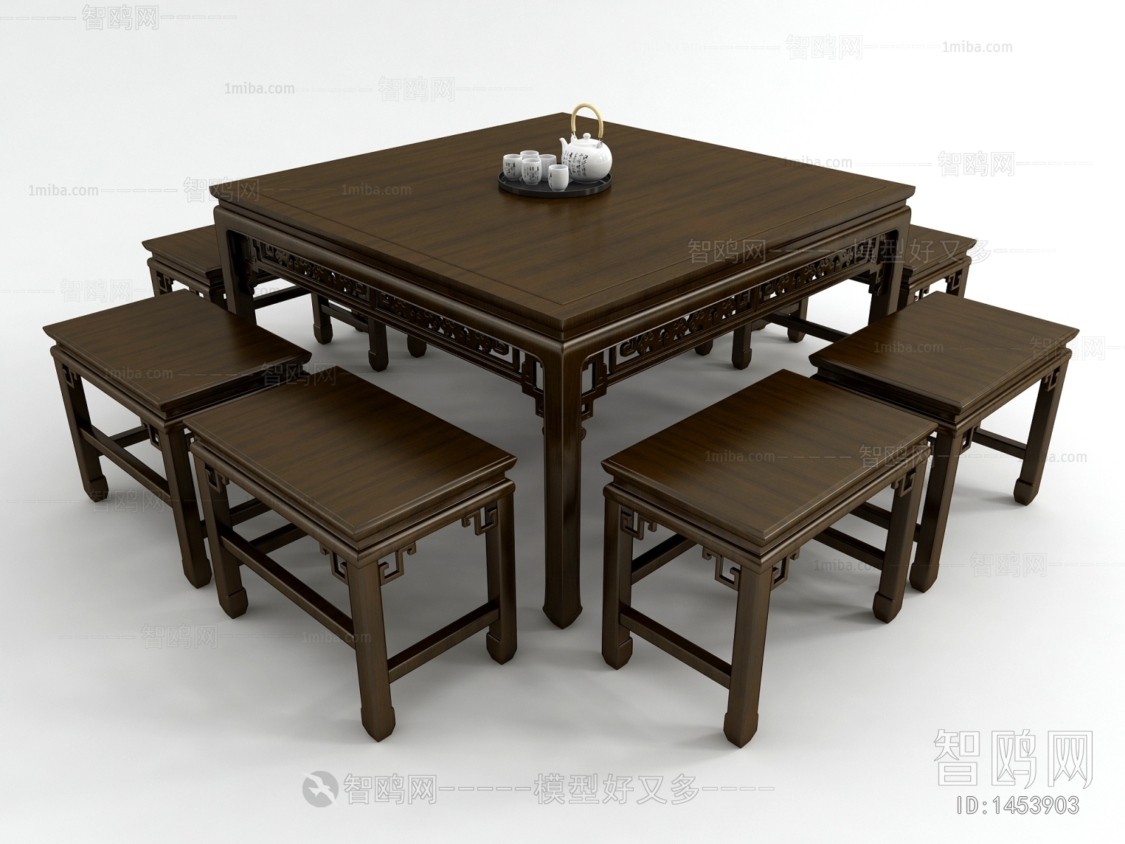 Chinese Style Dining Table And Chairs