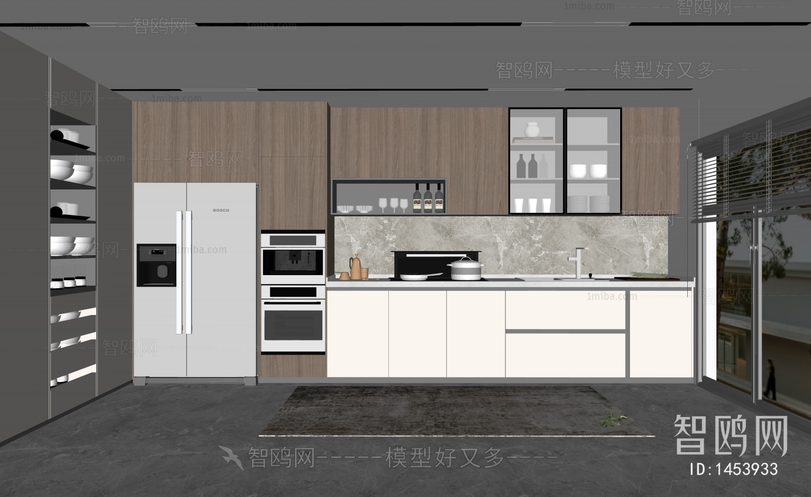 Modern Open Kitchen