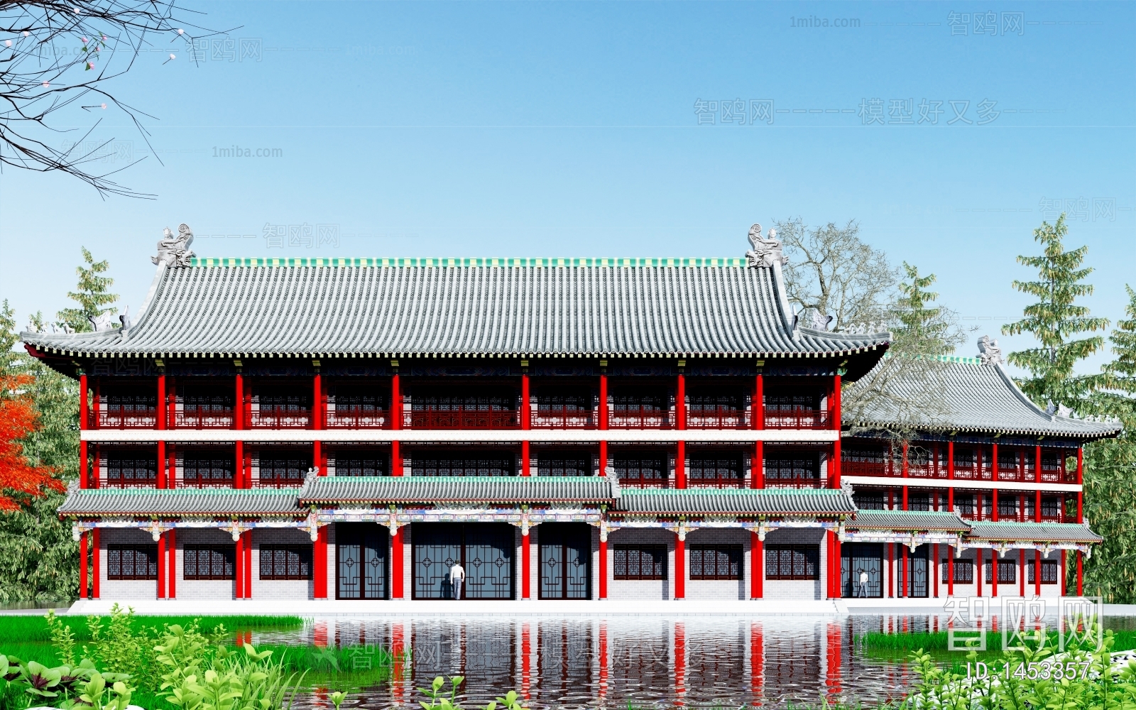 Chinese Style Ancient Architectural Buildings