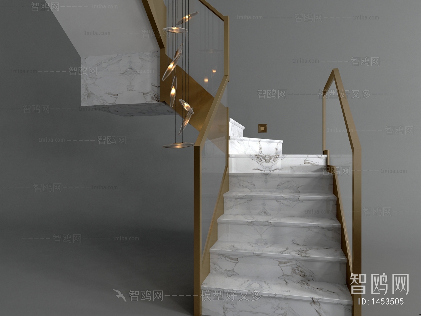 Modern Stair Balustrade/elevator