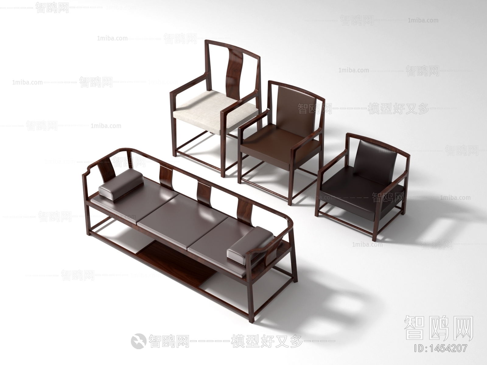 新中式椅子组合