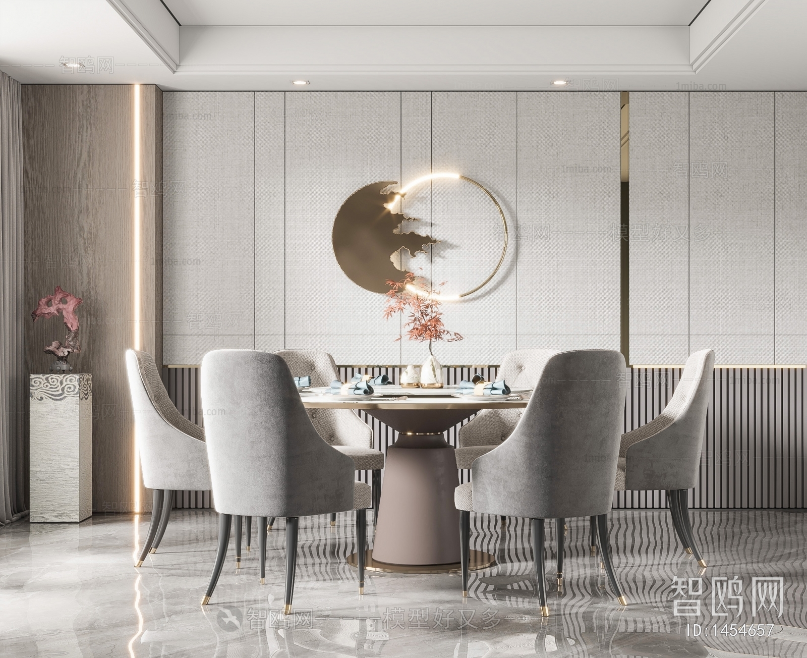 New Chinese Style Dining Room