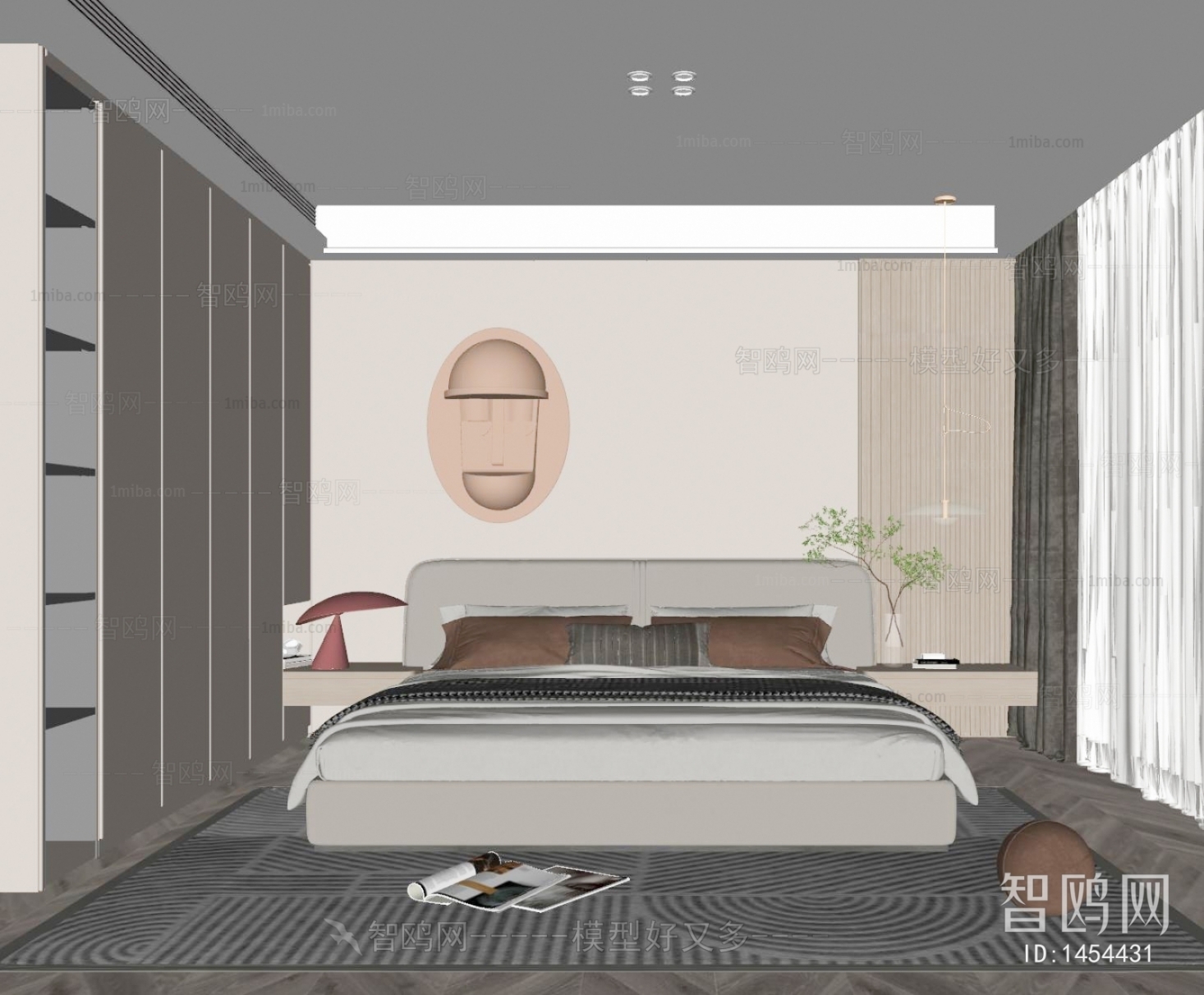 modern-bedroom-sketchup-model-download-model-id-174442059-1miba