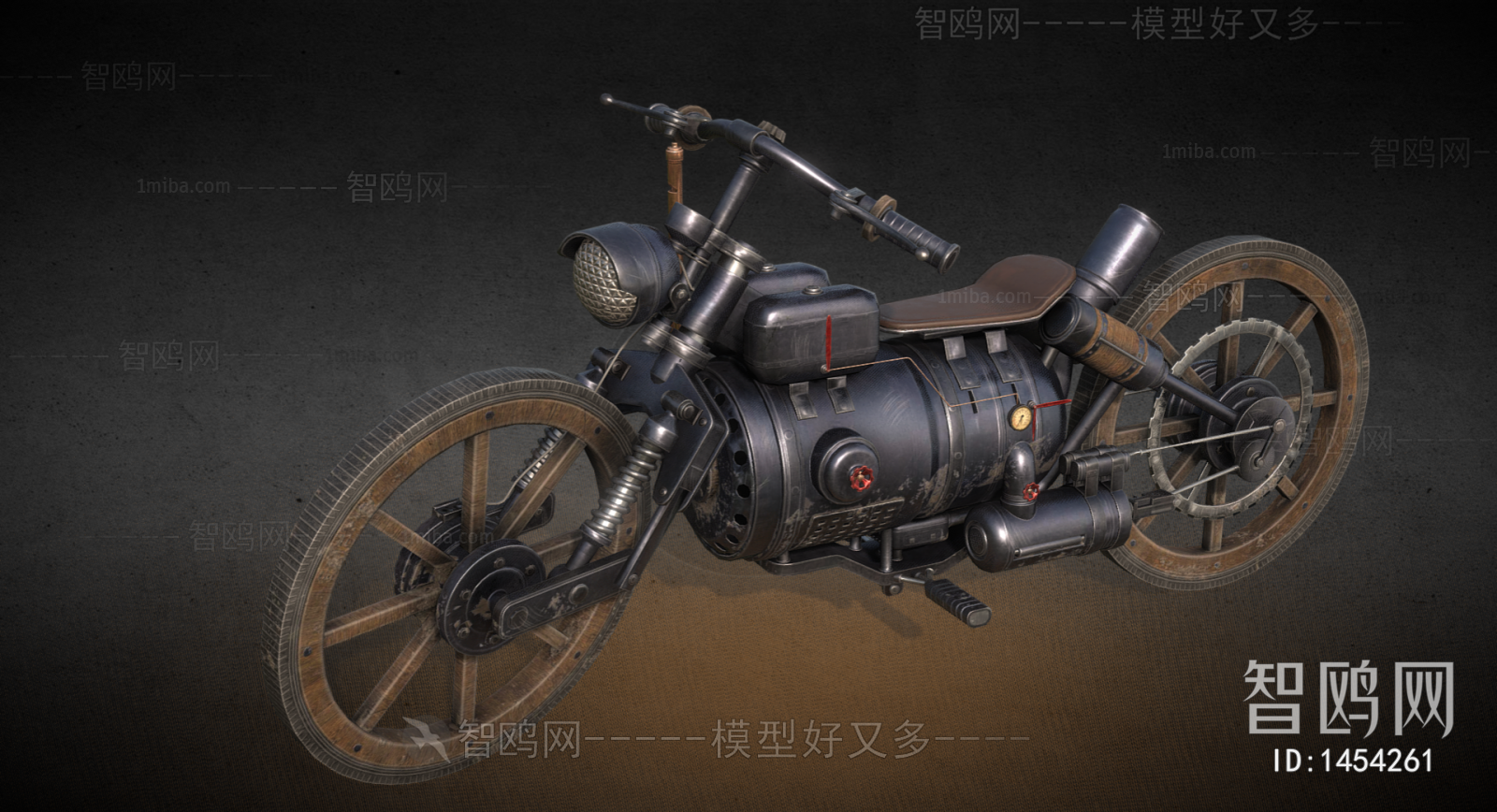 Industrial Style Motorcycle