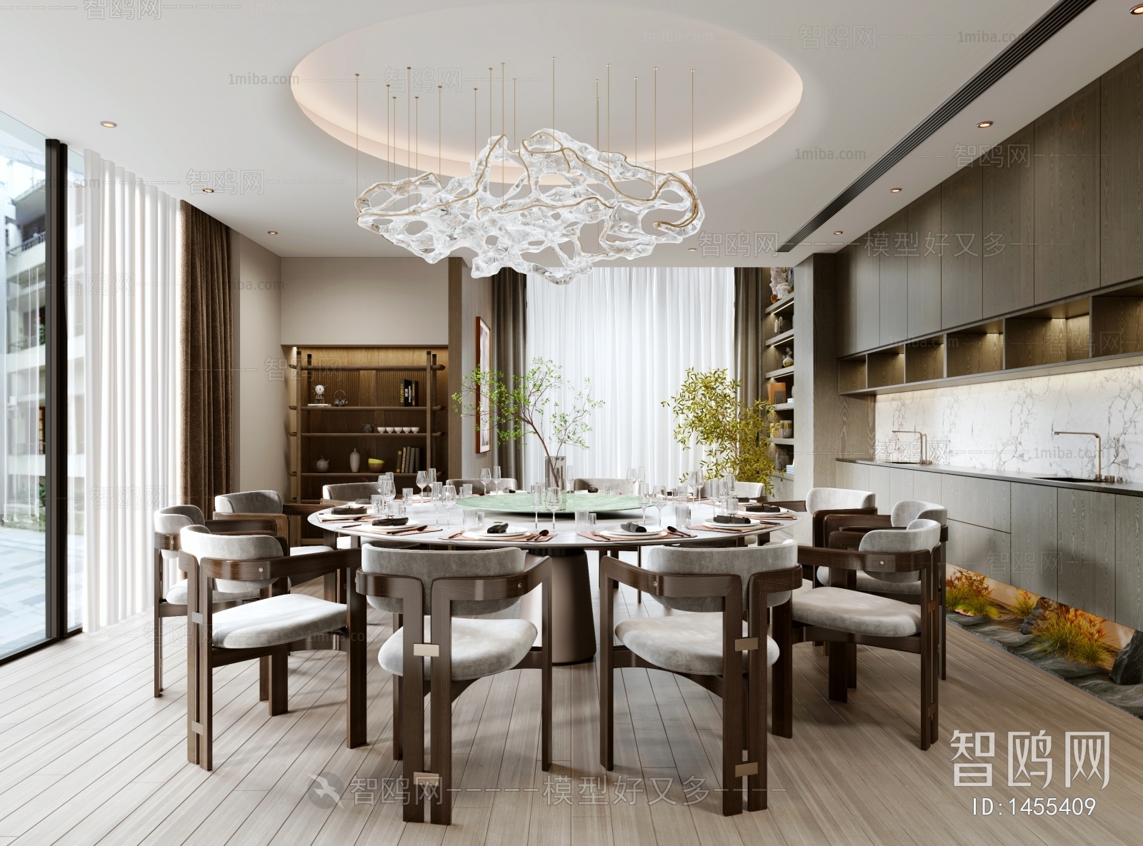 New Chinese Style Dining Room