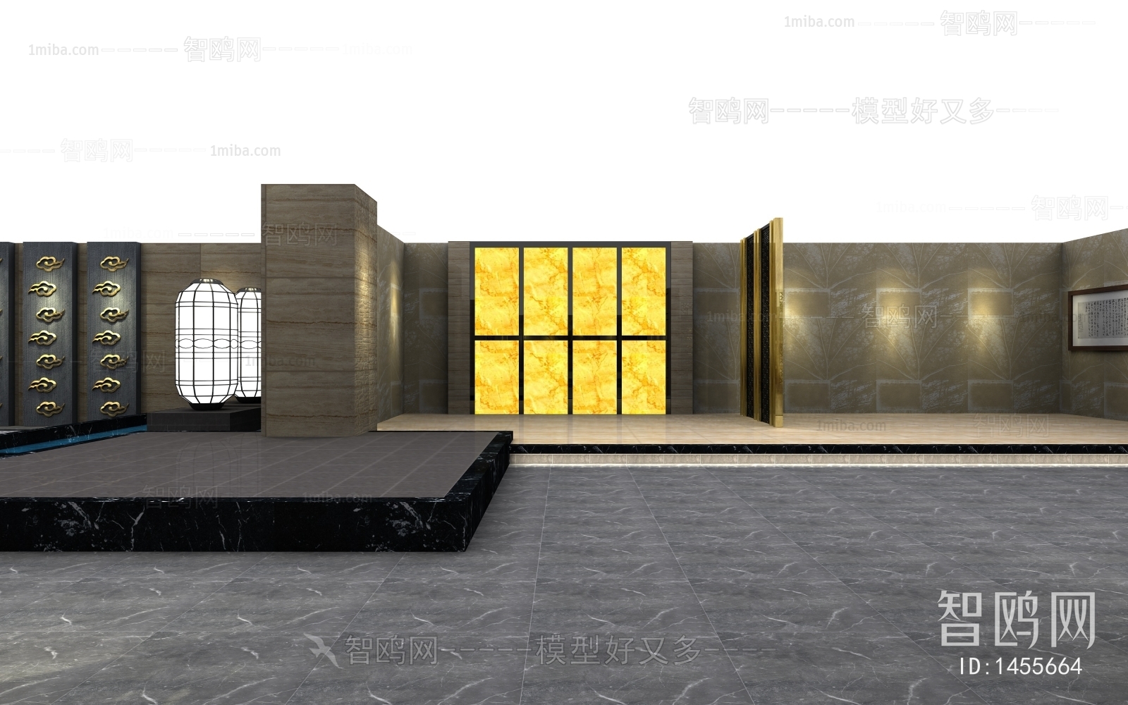 New Chinese Style Exhibition Hall