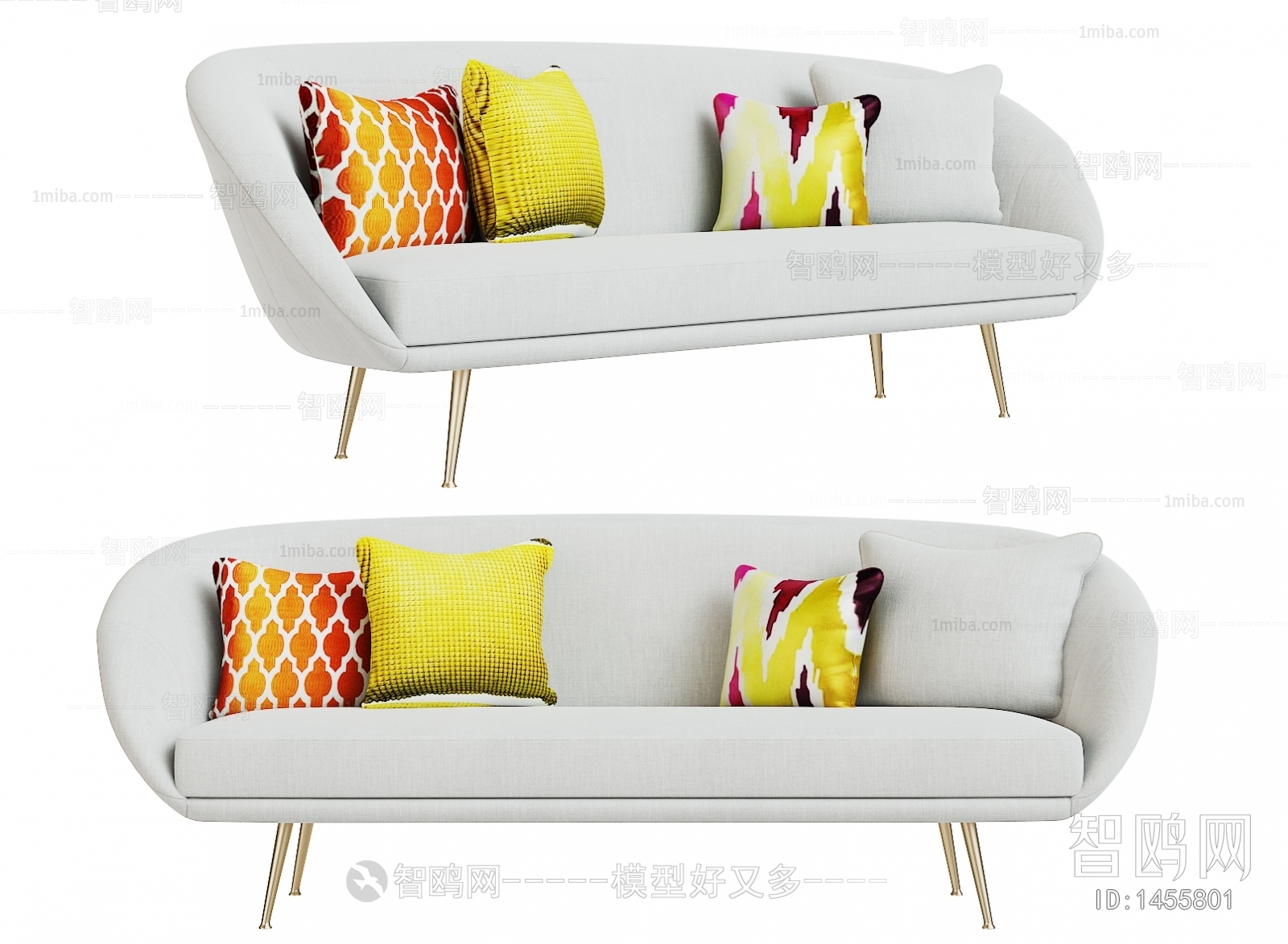 Nordic Style A Sofa For Two