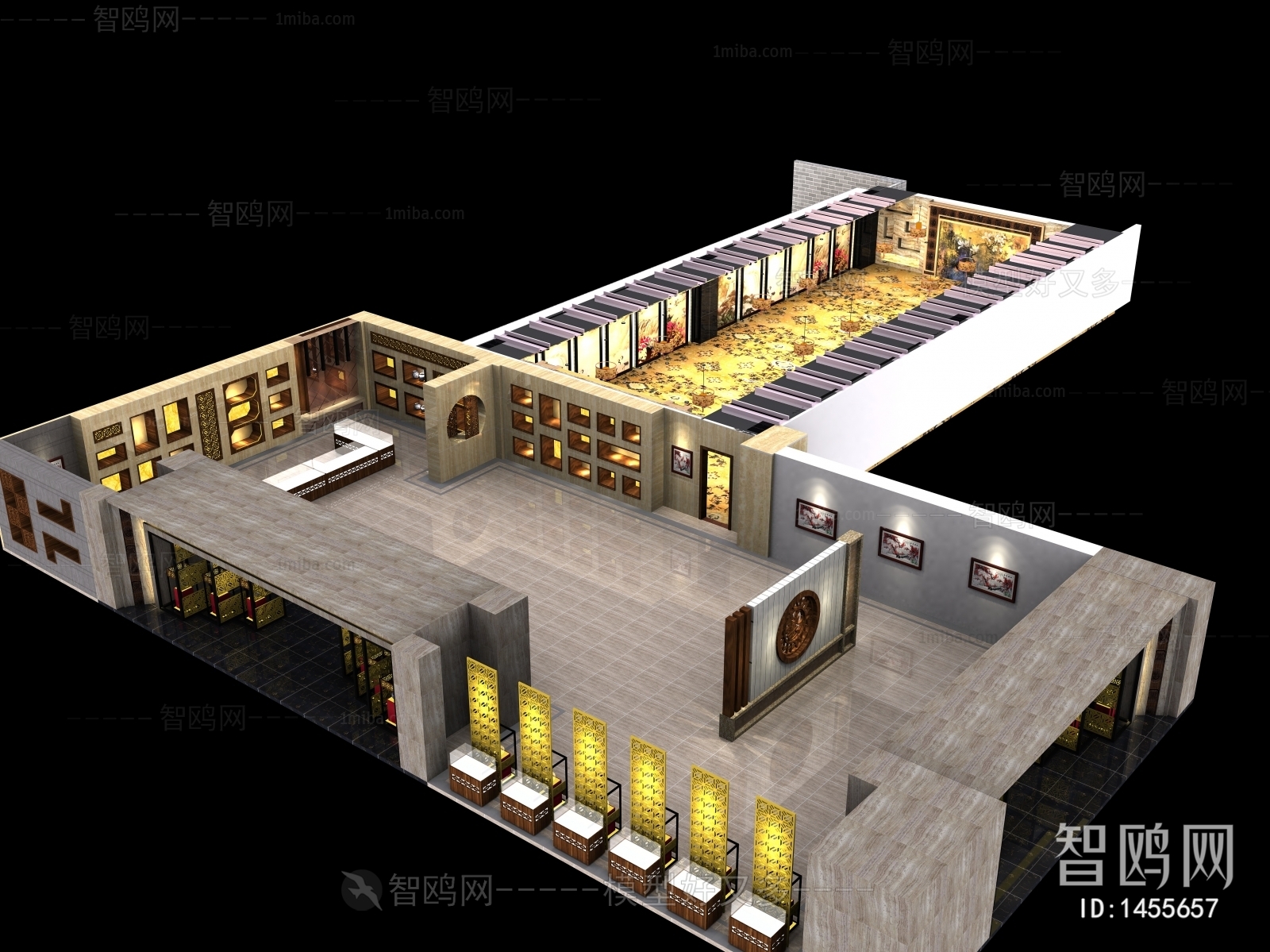 New Chinese Style Exhibition Hall