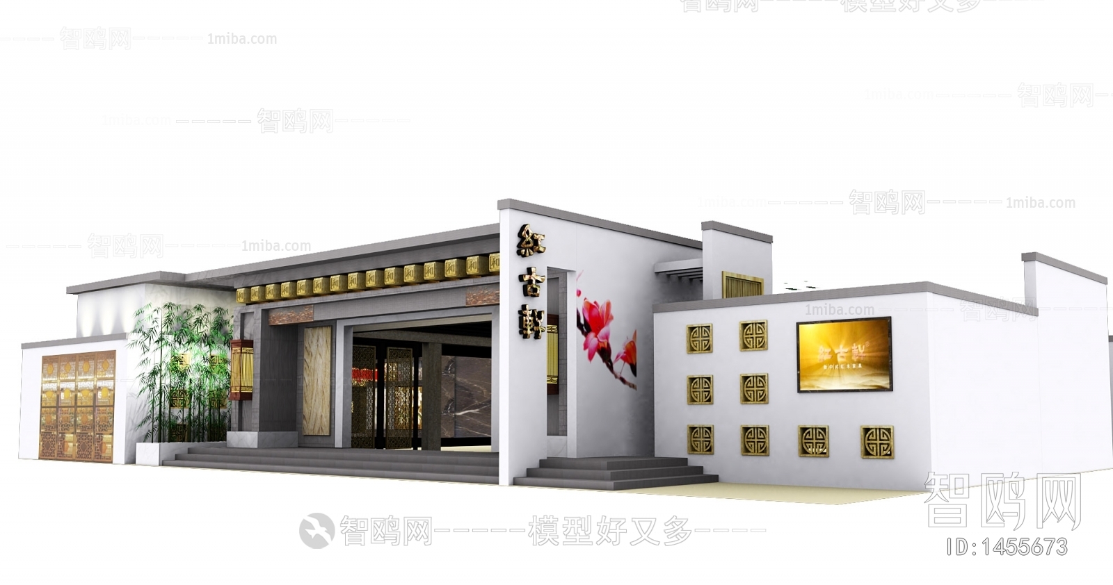 New Chinese Style Exhibition Hall