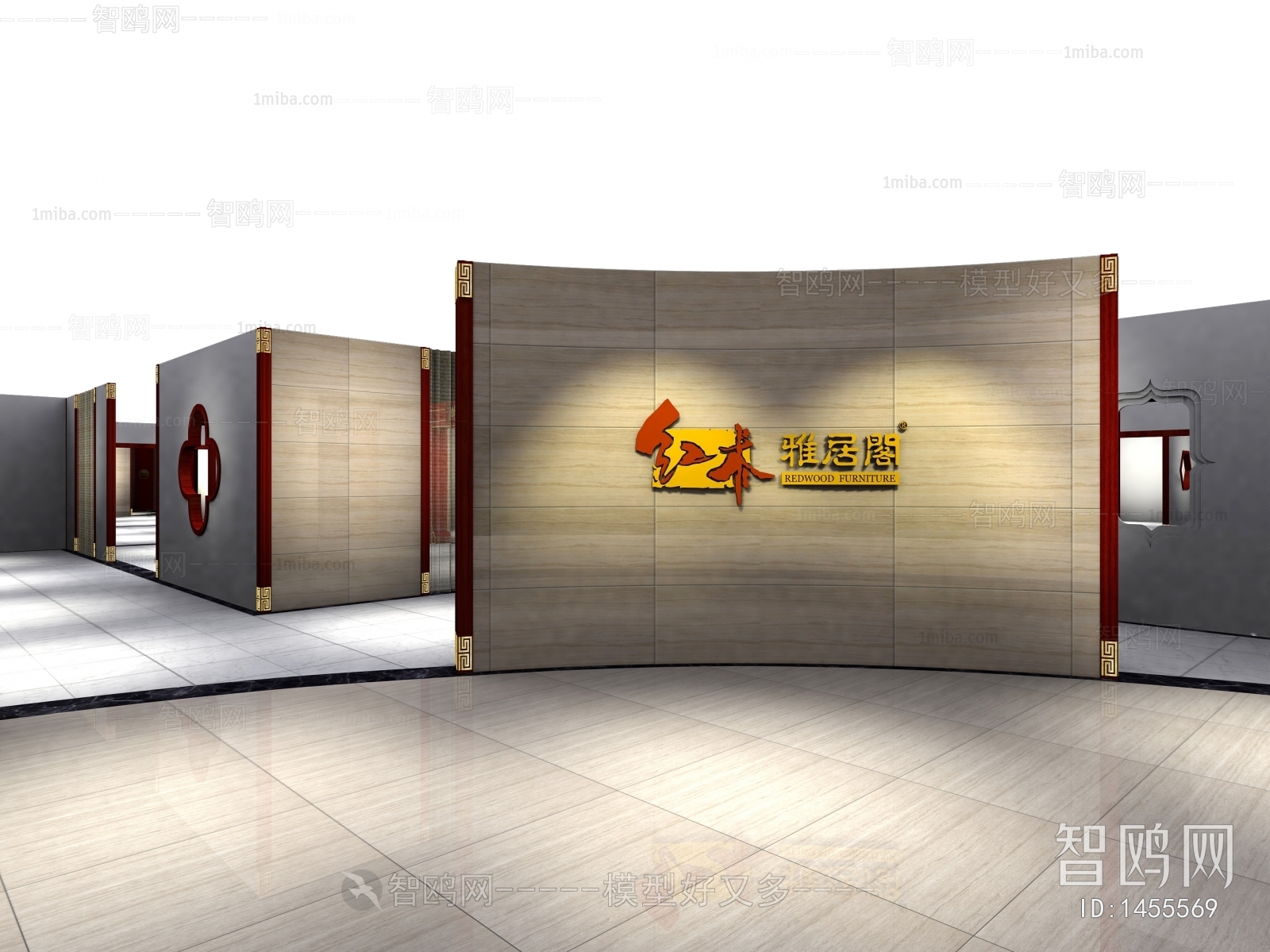 New Chinese Style Exhibition Hall