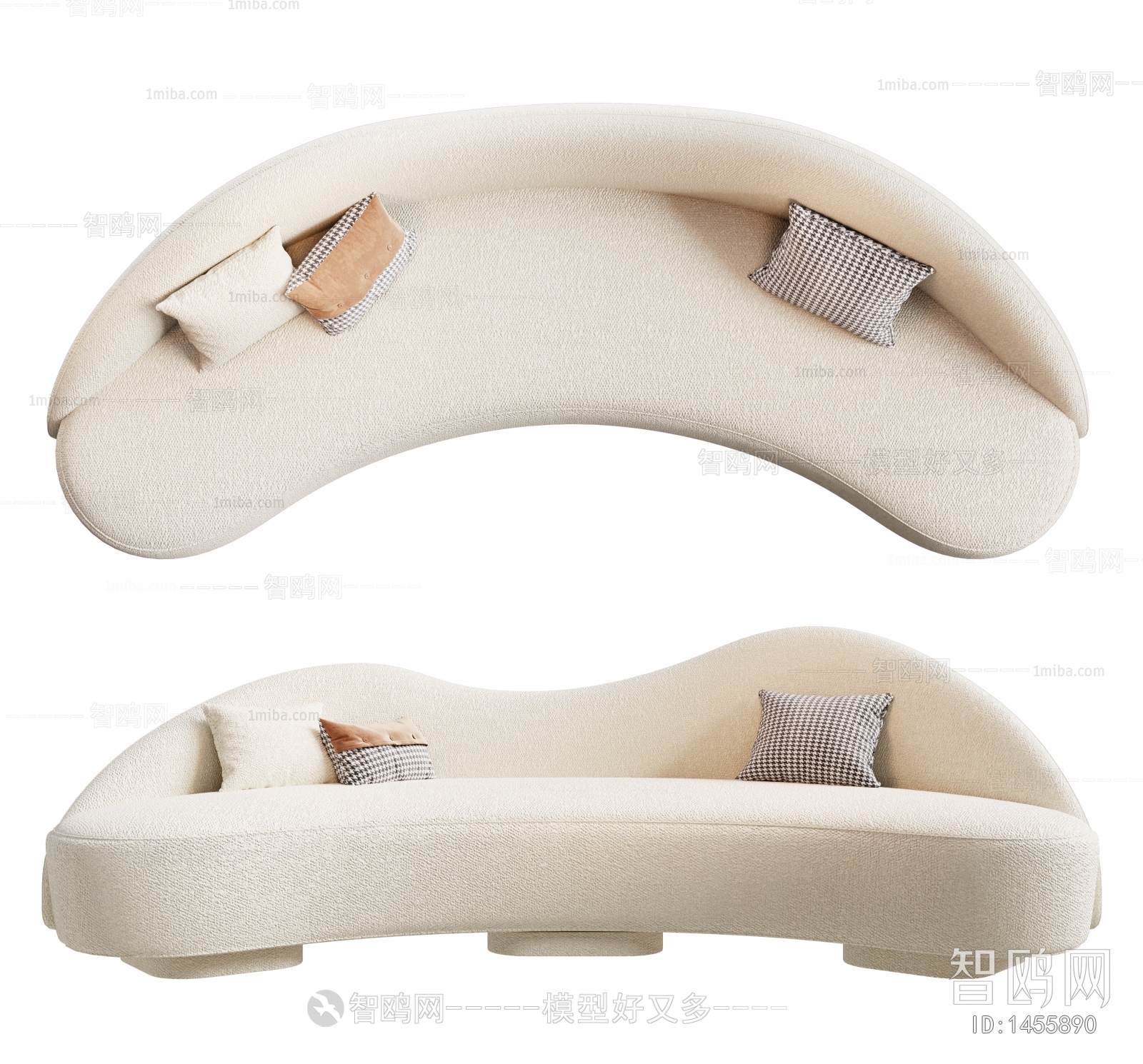 Modern Curved Sofa