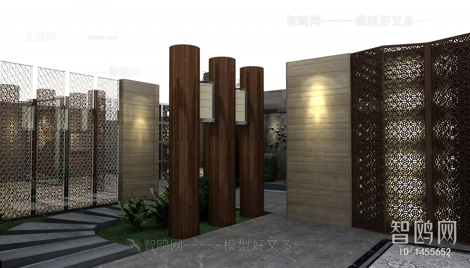 New Chinese Style Exhibition Hall