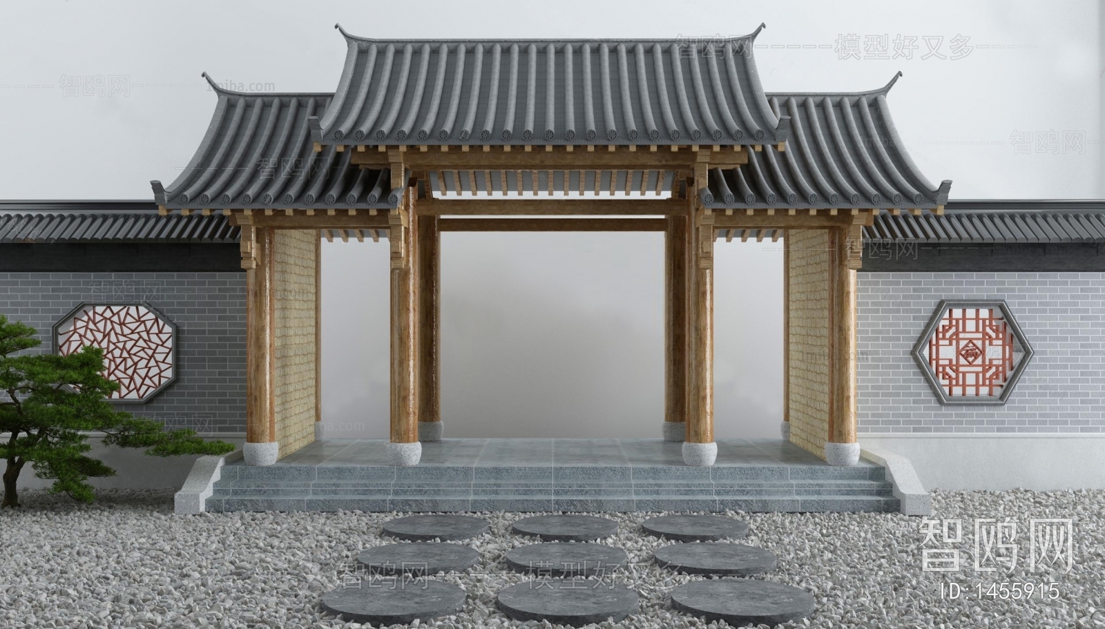 Chinese Style Building Component