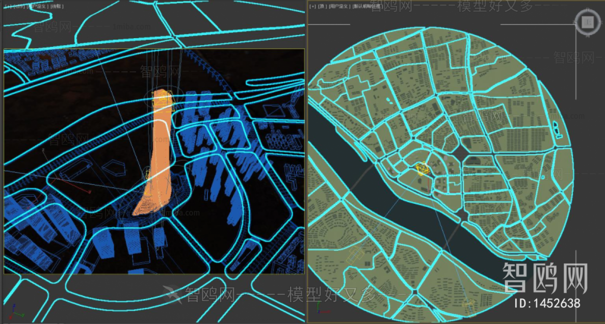 Modern Architectural Bird's-eye View Planning