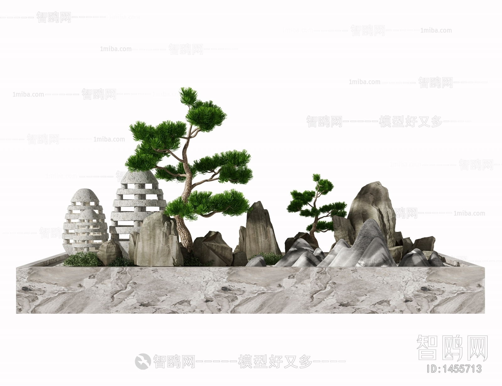 New Chinese Style Shrubbery