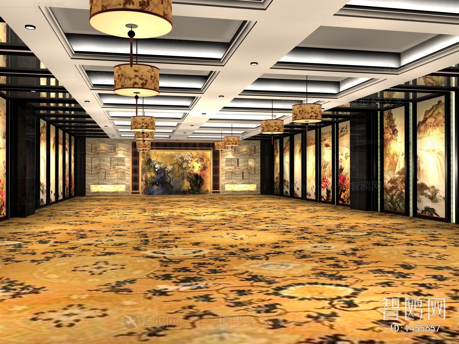 New Chinese Style Exhibition Hall