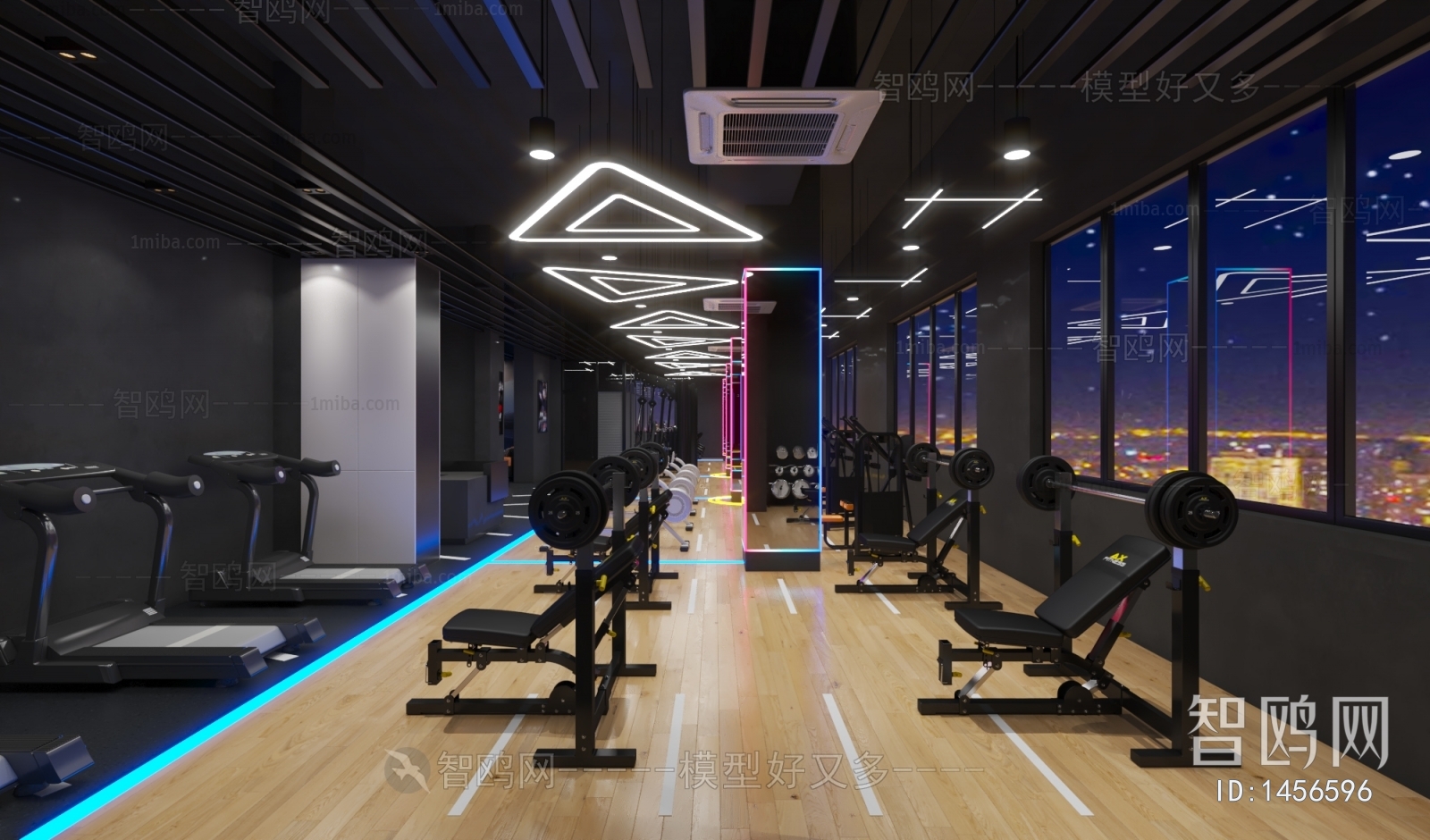 Industrial Style Gym