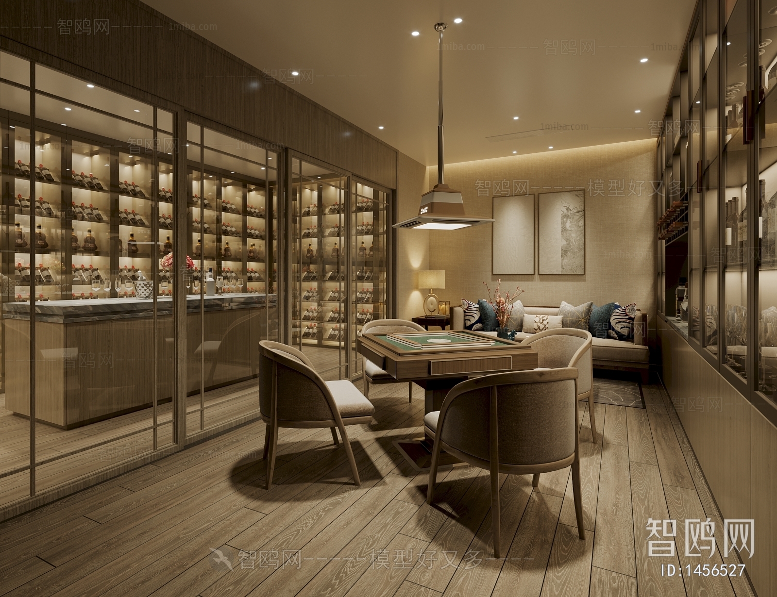 New Chinese Style Wine Cellar/Wine Tasting Room