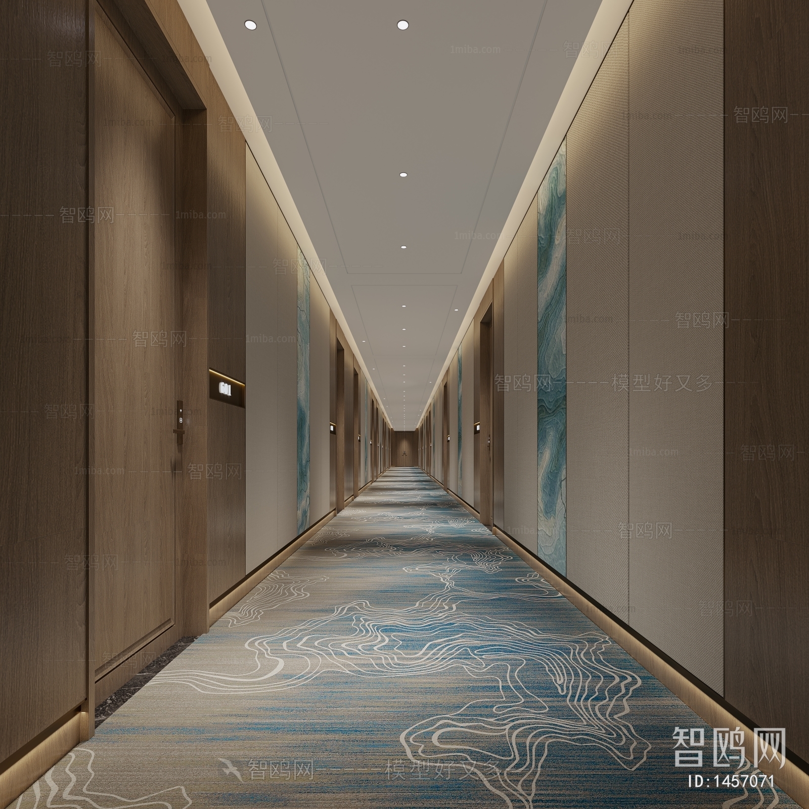 New Chinese Style Corridor